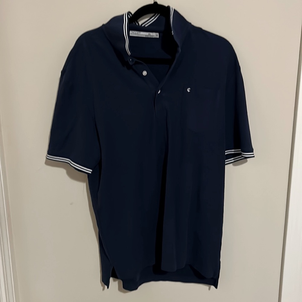 CRIQUET Polo Blue XL Slim Fit